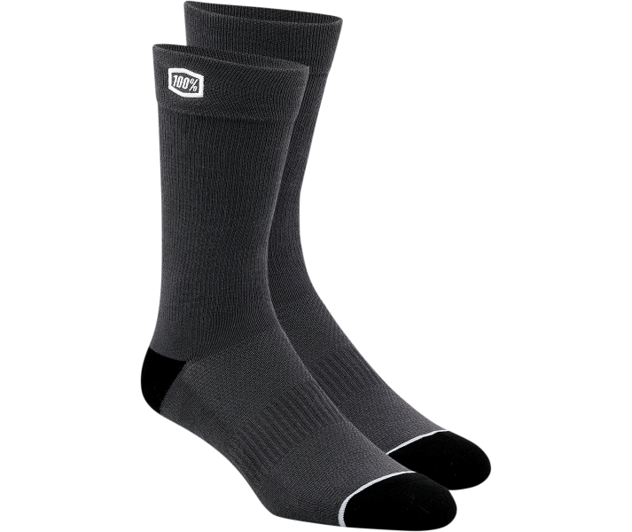 Calcetines 100% Solid Gris |34310612|