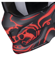 Máscara Para Casco Scorpion EXO-COMBAT EVO SAMURAI Negro Mate |99-934-014|