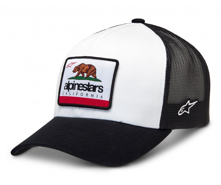 Gorra Alpinestars Cali 2.0 Blanco Negro |1212-81050|