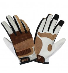 Guantes Verano By City Florida Blanco Marrón |1000086XS|