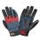 Guantes Verano By City Florida Azul Borgoña |1000088XS|