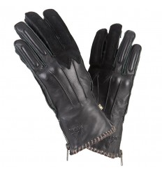 Guantes Invierno Mujer By City Winter Piel Negro |1000075XS|