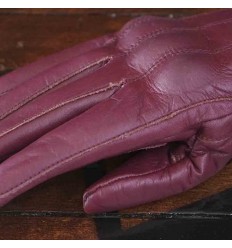 Guantes Invierno Mujer By City Elegant Granate |1000032XS|