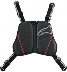 Protección Alpinestars Nucleon Kr-c Negro Blanco Rojo |6508615-123|