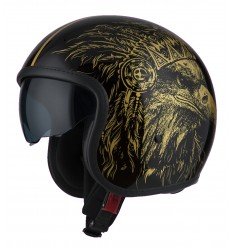 Casco Nzi Rolling 4 Sun Boss Dorado Brillo |050406A331|