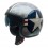 Casco Nzi Rolling 4 Sun Aeronautica Azul Brillo |050406A164|