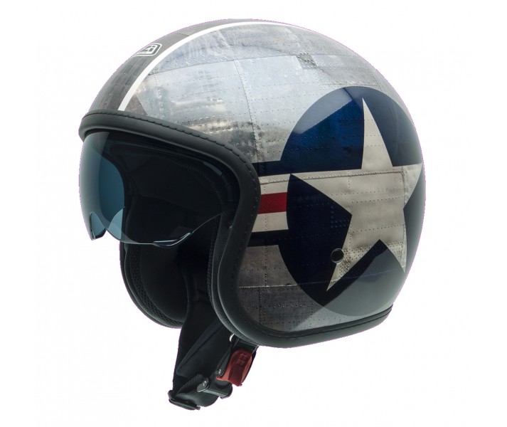 Casco Nzi Rolling 4 Sun Aeronautica Azul Brillo |050406A164|