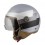 Casco Nzi Minijet Zeta 2 Bandi Pale Titanium Negro Mate |050288AS47|