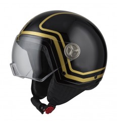 Casco Nzi Minijet Zeta 2 Goldfinger Brillo |050288A188|