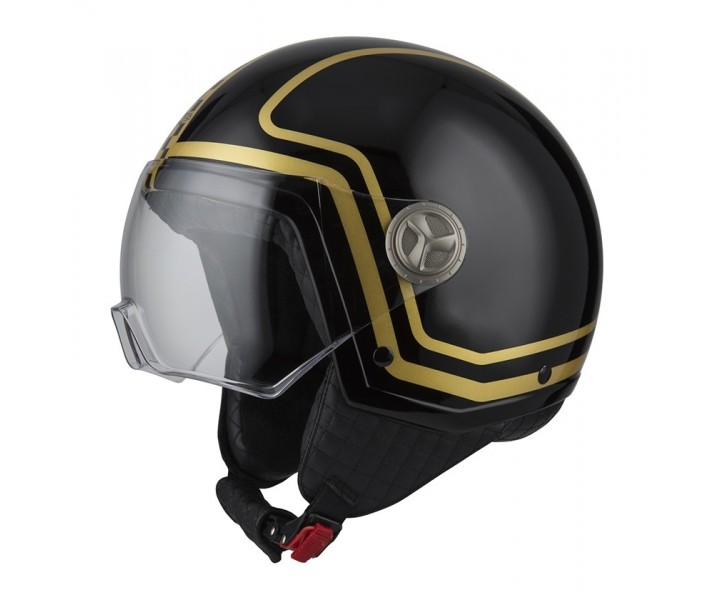 Casco Nzi Minijet Zeta 2 Goldfinger Brillo |050288A188|