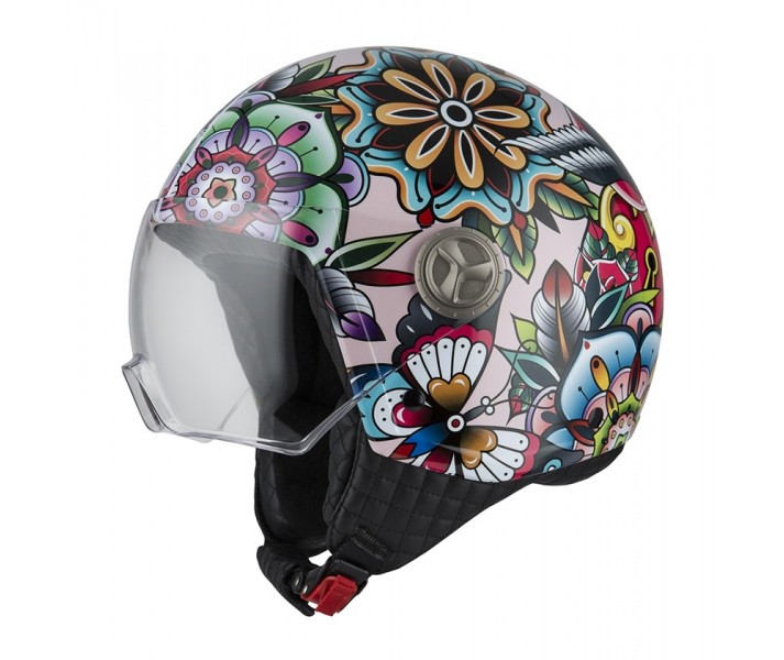 Casco Nzi Minijet Zeta 2 Chuntian Brillo |050288A003|