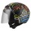 Casco Nzi Infantil Minijet Helix Ii Calaca Brillo |050269AR05|