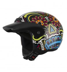 Casco Nzi Infantil Minijet Single Calaca Brillo |050272AR05|