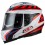 Casco Nzi Eurus 2 Duo Project Blanco Rojo Azul Brillo |150312A612|