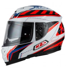 Casco Nzi Eurus 2 Duo Project Blanco Rojo Azul Brillo |150312A612|