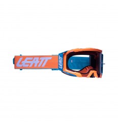 Máscara Leatt Brace Velocity 5.5 Neon Naranja Gris Claro 58% |LB8022010370|