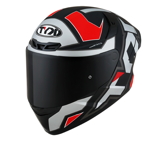 KYT TT-Course Mate Gris Rojo |YSTT0006| - Motos