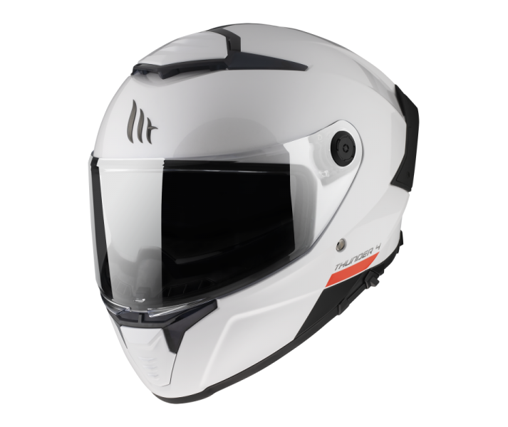 Casco MT Thunder 4 SV Solid Blanco Perla |1308000000|