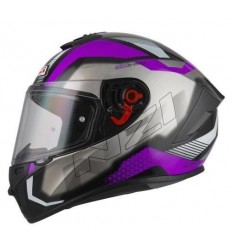 Casco Nzi Trendy Metal Negro Purpura |150330A513|