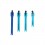 Kit de Correas Leatt Brace 4.51 Piezas Aqua Azul |LB3022060600|