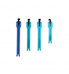 Kit de Correas Leatt 4.51 Piezas Aqua Azul |LB3022060600|