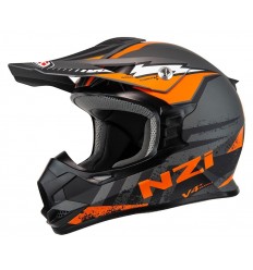 Casco Nzi Knobby Bolt Antracita Naranja Mate |150311A211|