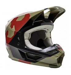 Casco Infantil Fox V1 BNKR Ece Negro Camo |28814-247|