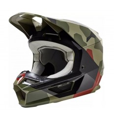 Casco Infantil Fox V1 BNKR Ece Negro Camo |28814-247|