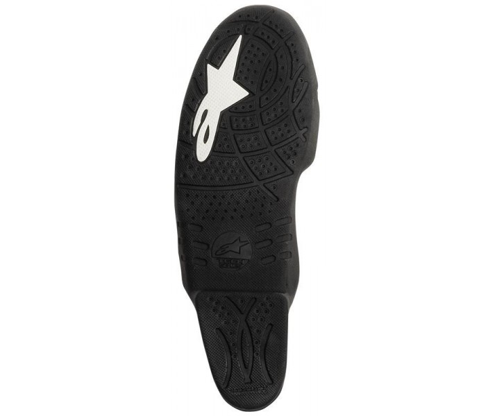 Suela Alpinestars Supertech R Negro Blanco |25SU920|