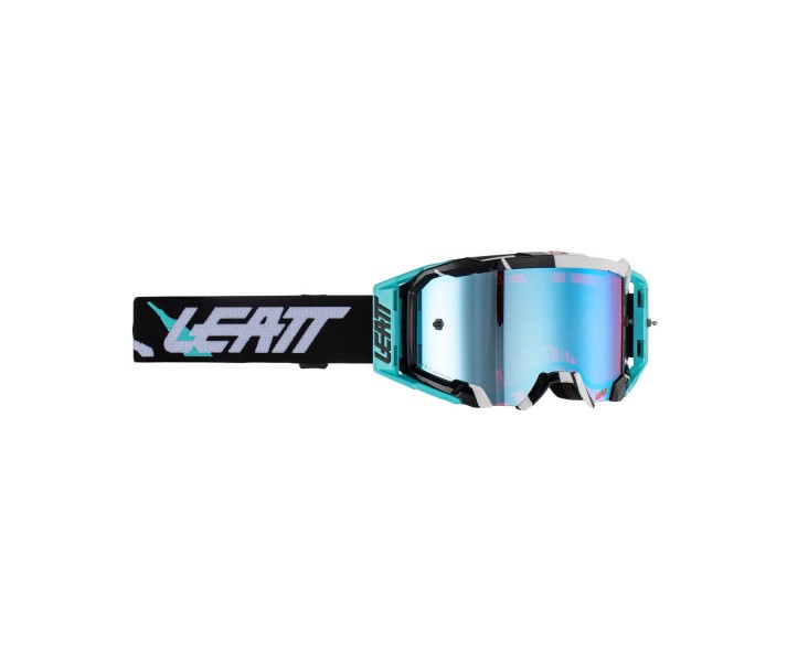 Máscara Leatt Brace Velocity 5.5 Iriz Acid Tiger Azul UC 26% |LB8023020270|