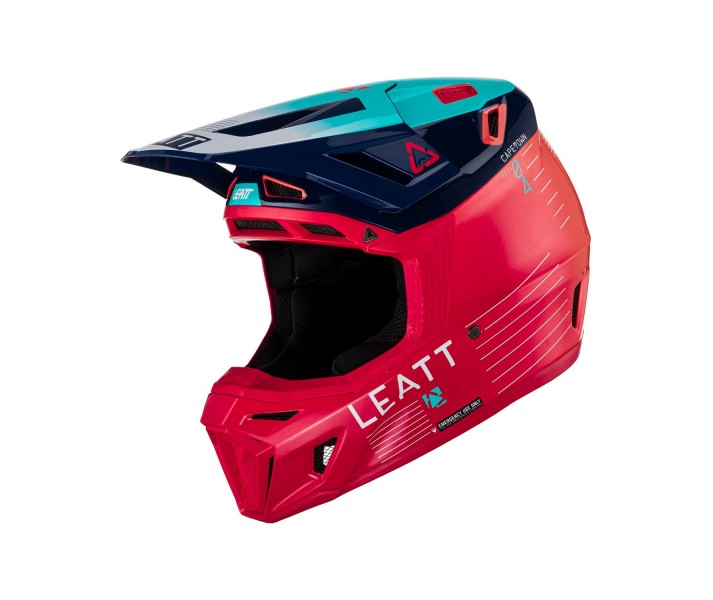 Casco Leatt Brace Moto 8.5 Rojo V23 |LB1023010501|