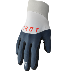 Guantes Thor Agile Rival Gris Azul |33307234|