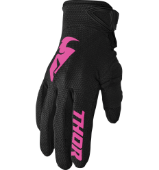 Guantes Mujer Thor Sector Negro Rosa |33310244|