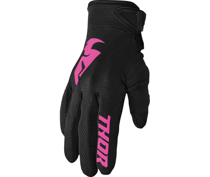 Guantes Mujer Thor Sector Negro Rosa |33310244|