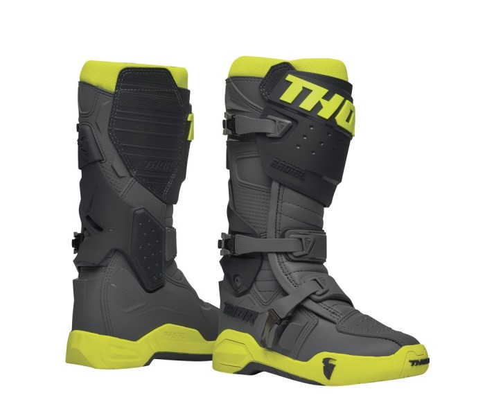 Botas Thor Radial Gris Amarillo Fluor |3410274|