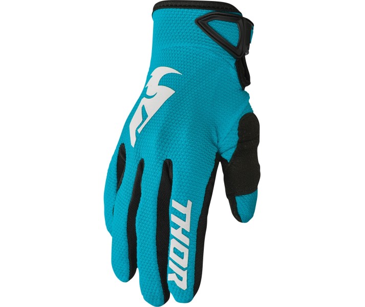 Guantes Thor Mujer Sector Aqua Blanco |3331024|