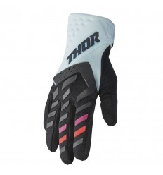 Guantes Thor Mujer Spectrum Azul Claro Negro |3331023|