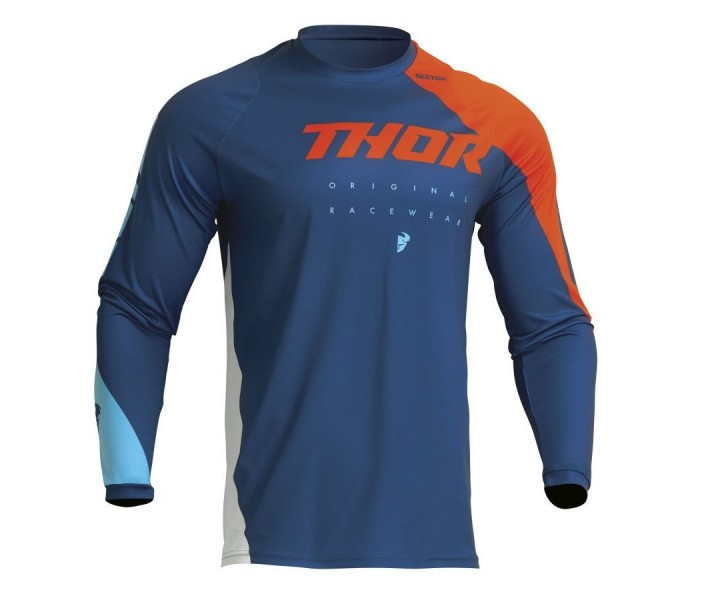 Camiseta Thor Infantil Sector Edge Azul Marino Naranja |2912223|