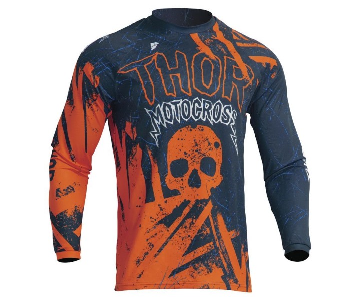 Camiseta Thor Infantil Sector Gnar Azul Oscuro Naranja |2912222|