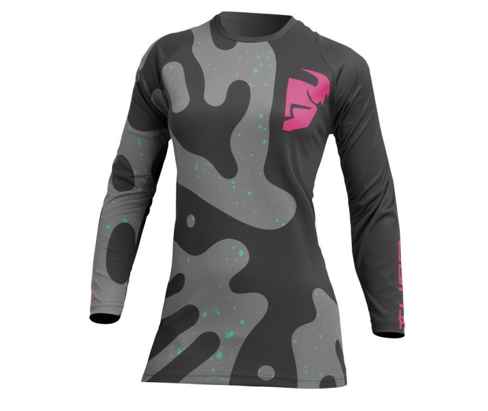 Camiseta Thor Mujer Sector Disguise Gris Rosa |2911025|