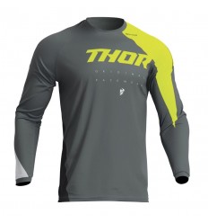 Camiseta Thor Sector Edge Gris Amarillo Fluor |2910713|