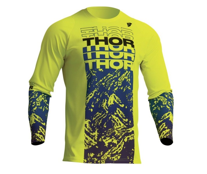 Camiseta Thor Sector Atlas Amarillo Fluor Azul |2910706|