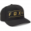 Gorra Fox Pinnacle tech Flexfit Negro Oro |28992-539|