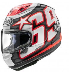 Casco Arai Rx-7V Evo Hayden Reset Negro Blanco Rojo |8007051001|