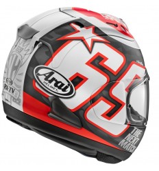 Casco Arai Rx-7V Evo Hayden Reset Negro Blanco Rojo |8007051001|