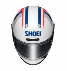 Casco Shoei Glamster Mm93 Retro Tc10 Blanco Rojo Azul |CSGLAM12104|