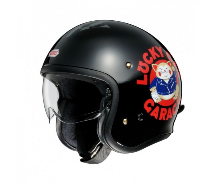 Casco Shoei J·O The Lucky Cat Garage Tc5 Negro Gris |CSJO601052|