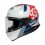 Casco Shoei Nxr 2 Mm93 Retro Tc10 Blanco Azul rojo |CSNXR217101|