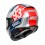 Casco Shoei Nxr 2 Mm93 Retro Tc10 Blanco Azul rojo |CSNXR217101|