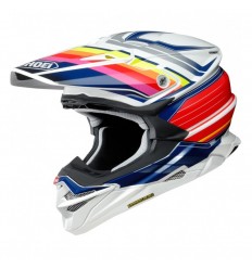 Casco Shoei Vfx-Wr Pinnacle Tc1 Negro Azul Rojo |VFXWRPIN12|